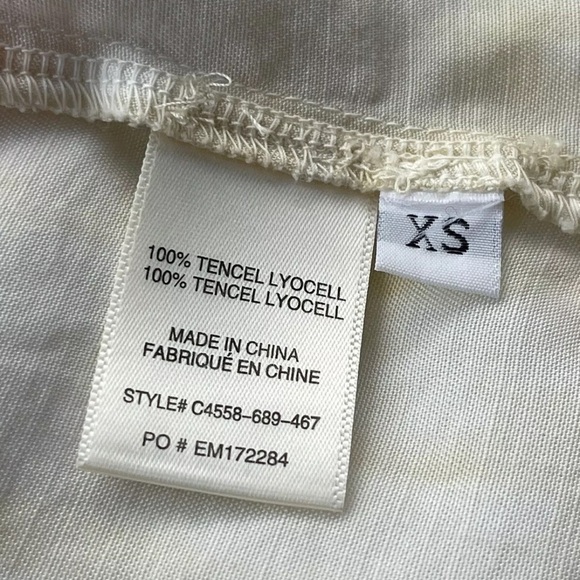 Revolve Bella Dahl Sleeveless Elastic Neck yellow orange ombre Blouse size xs - Picture 5 of 6